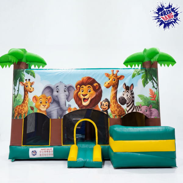 Jungle Safari Combo Jumping Castle